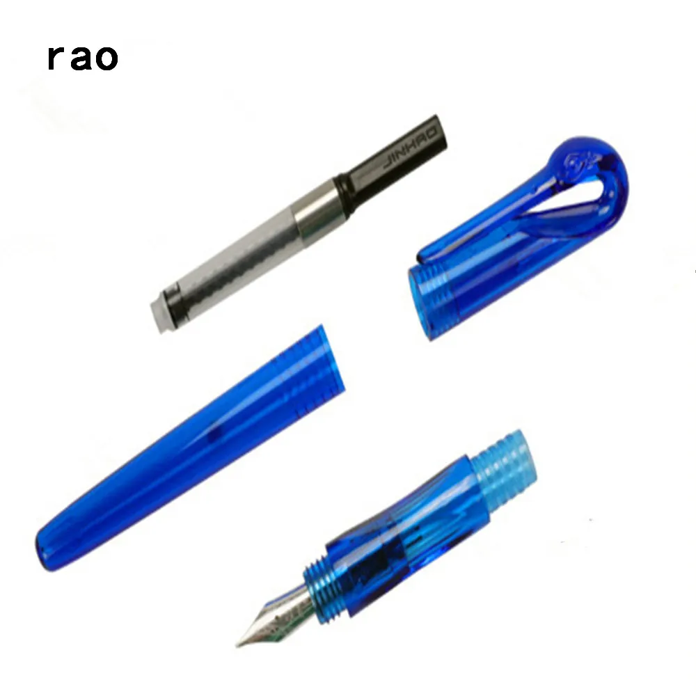 2 шт перо 5 шт синие чернила Jinhao набор Лебединая ручка для школьников, студентов, офиса, обучающая авторучка для детей, Новинка