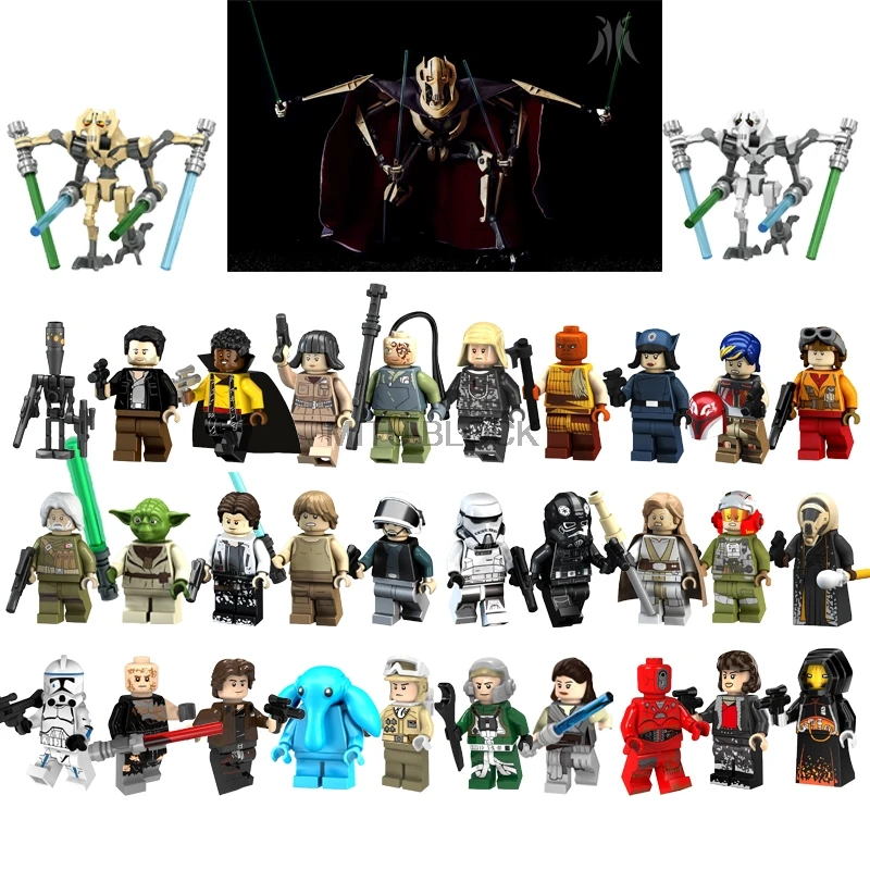 Star Wars Building Blocks Figure Han Solo R2D2 C3Po Darth Vader Yoda Star War Toys Compatible Starwars Figure Star Wars Building Blocks Figure Han Solo R2D2 C3Po Darth Vader Yoda Star War Toys Compatible Starwars Figure