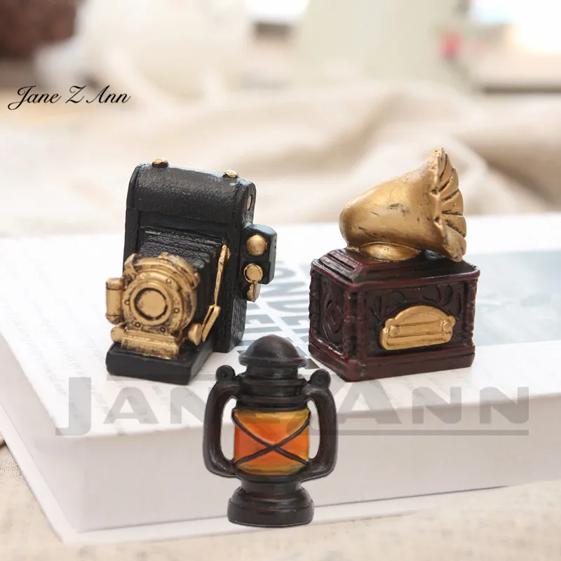 

Jane Z Ann American Retro studio shooting decorations little tiny resin video recorder player lamp Crafts creative newborn props