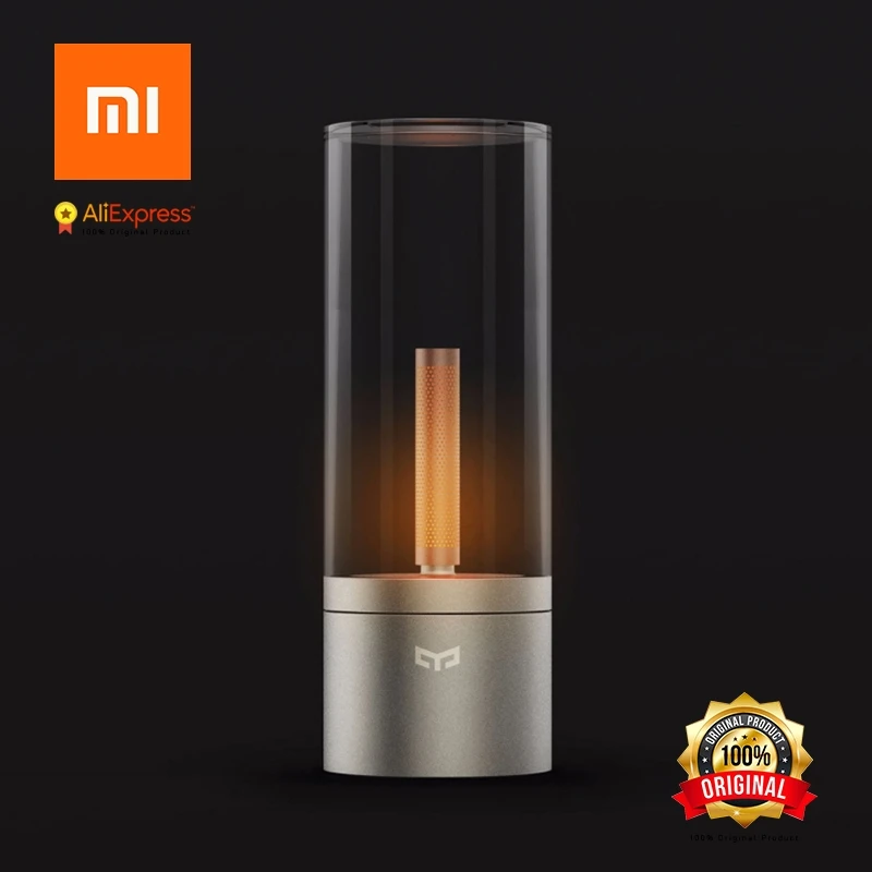 

Xiaomi Yeelight Candela Yeelight Smart Atmosphere Candell Light Stepless Brightness Adjustment Multi-Lamp YLFW01YL Bluetooth
