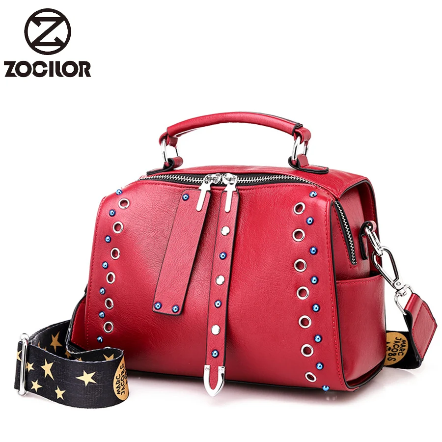 

2019 spring rivet women's bag retro pu leather handbag ladies handbags fashion small bag shoulder bags drop shopping