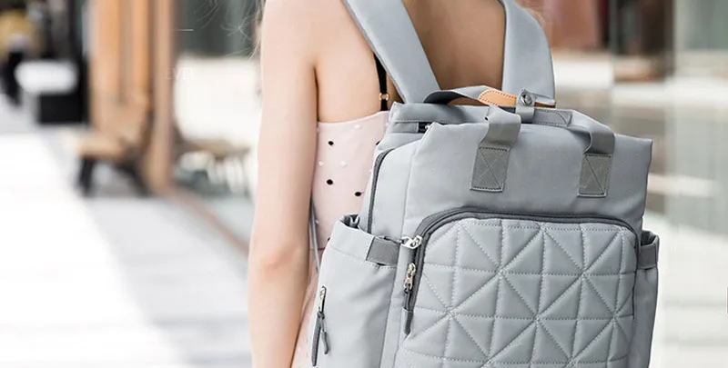Fashion Mummy Maternity Diaper Bag Large Nursing Bag Travel Backpack Designer Stroller Baby Bag Baby Care Nappy Backpack_17
