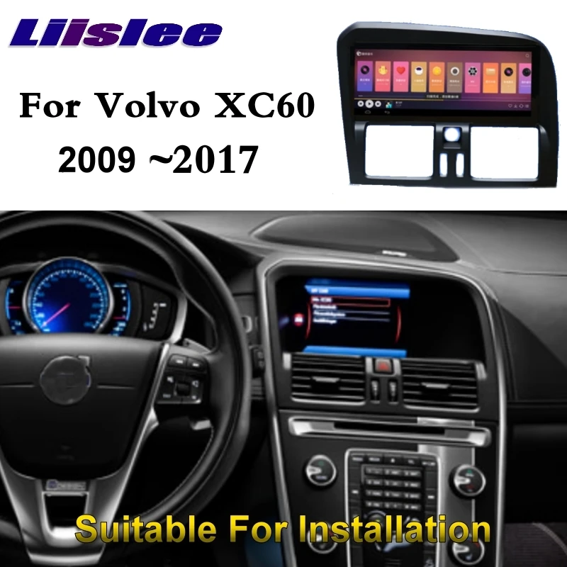 Автомобильный Мультимедийный адаптер для Volvo XC60 XC 60 2009~ NAVI LiisLee, gps, wifi, аудио, CarPlay, 8,8 дюймов, Радио Навигация