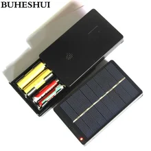 BUHESHUI 1W 4V Solar Panel With Base Solar Cell For 1.2V 2xAA 2XAAA Rechargeable Battery Charging Directly 10pcs High Quality