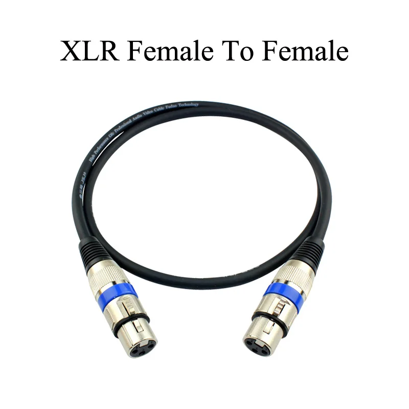 Кабель адаптер XLR 3 Pin Male Female to P кабель Переходник 3PIN Stereo Speaker микрофон для