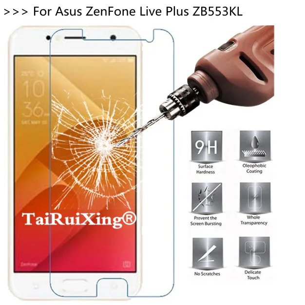 Для Asus ZenFone Live ZB553KL ZB ZB553 0 26 мм защитное закаленное стекло 9h 2.5D для экрана |