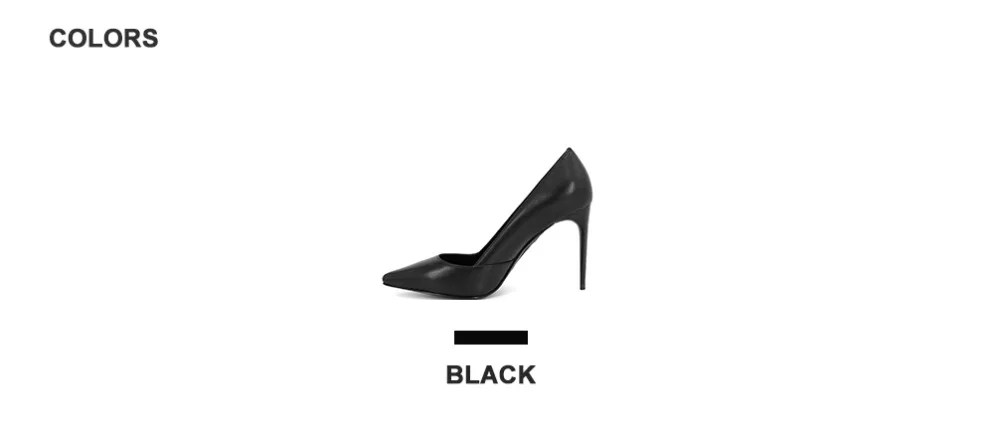 BESCONE/высококачественные женские туфли-лодочки черные вечерние туфли-лодочки из натуральной кожи на очень высоком тонком каблуке пикантные женские туфли с острым носком без шнуровки A50