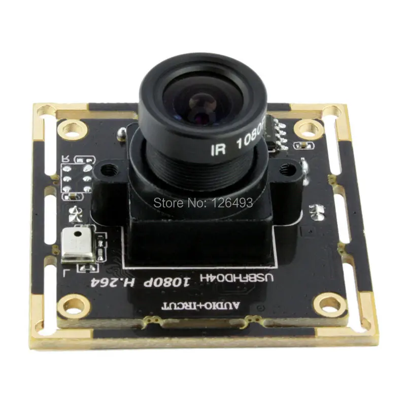 ФОТО Free shipping 2.0Megapixel 1080p micro usb 2.0 pc board H.264 camera module usb with microphone for Android/Linux/Windows