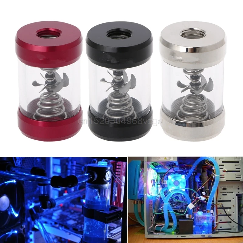 

Computer Water Cooling System Metal 2-Way G1/4" Flow Meter Filter For Hard Tube J05 dropshipping