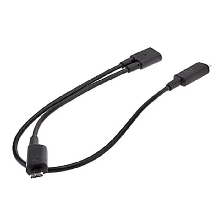 

CYDZ CY Micro USB Female to 2 Micro USB Male Splitter extension charge cable for Galaxy S5 i9600 S4 I9500 Note2 N7100 S3 I930