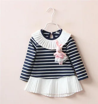 YW61252438 весенний модный топ для маленьких девочек, Однотонная футболка с цветочным принтом для маленьких девочек, одежда с кисточками для девочек, повседневная одежда Babu