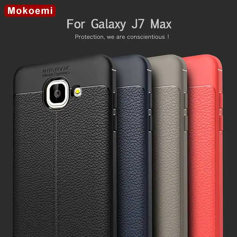 

Mokoemi Fashion Lichee Pattern Shock Proof Soft 5.7"For Samsung Galaxy J7 Max Case For Samsung Galaxy J7 Max Phone Case Cover
