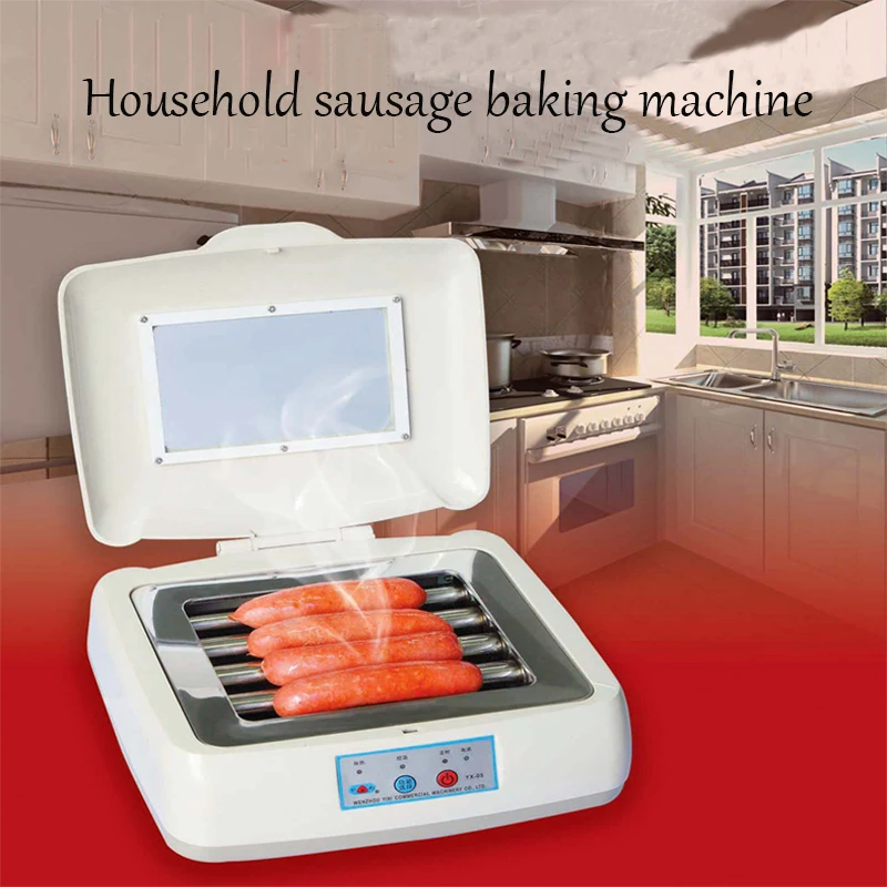 Mini Sausage Baking Machine 110V/220V Electric Rolling Hot Dog Grill