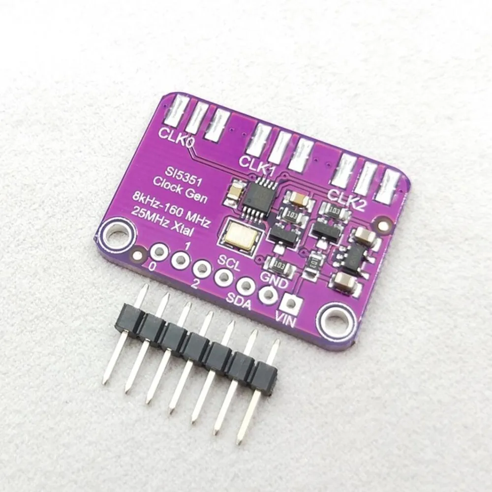 

SI5351 Clock Generator Module GY-SI5351 Clock Signal Generator Module High Frequency Signal Square Wave Frequency 8KHz-160MHz