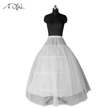

Hot sale 3 HOOP Ball Gown BONE FULL CRINOLINE PETTICOAT WEDDING SKIRT SLIP Adult NEW
