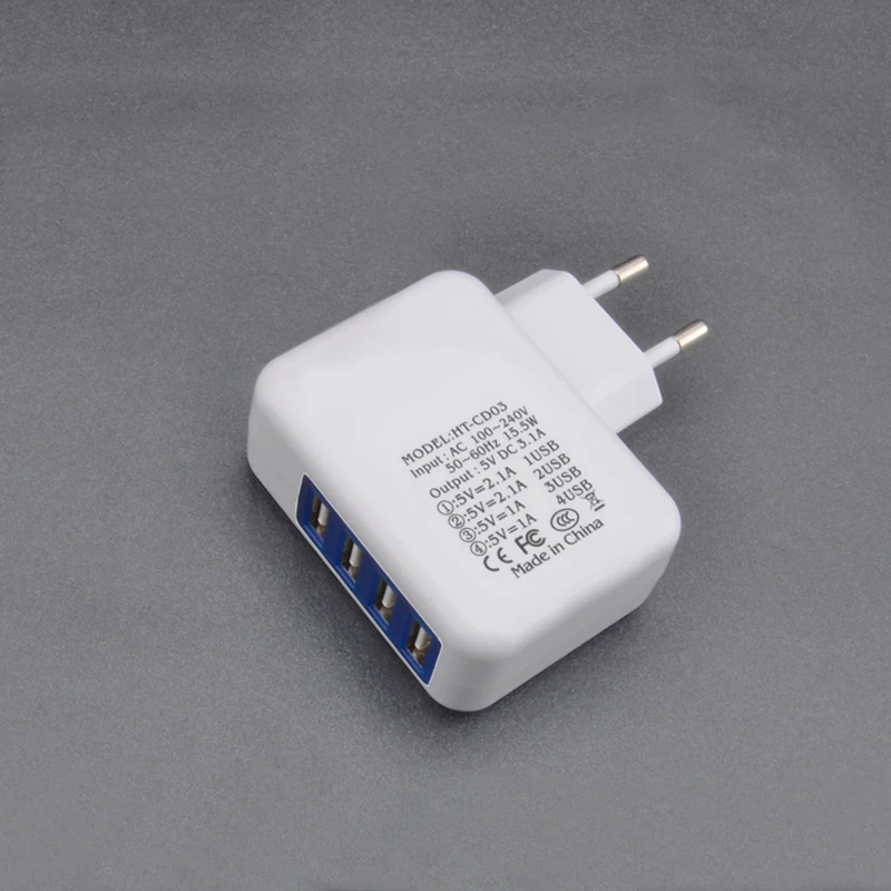 Сетевое зарядное устройство с 4 USB портами 3 1 А|adapter for samsung|charging adapterfast charging adapter |