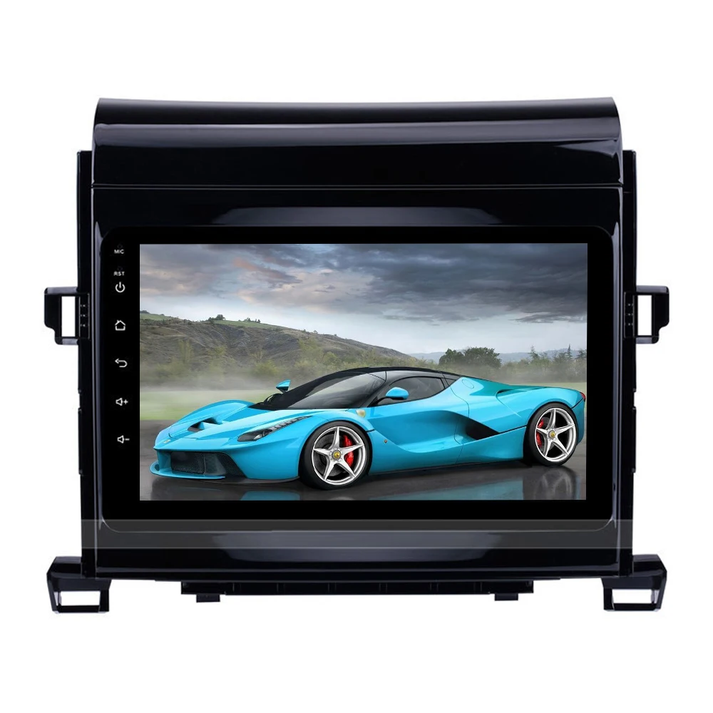 Top Sinosmart  Android 8.1 2Din IPS/QLED 2.5D screen car gps radio navigation player for Toyota Alphard 20/30 series 2010-2015 1