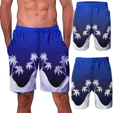 Мужские повседневные пляжные повседневные короткие брюки с принтом граффити, мужские шорты, мужские плавки для плавания erkek mayo