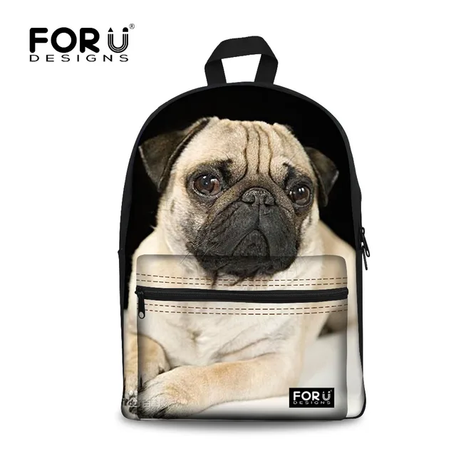aliexpress com buy pug dog backpack women travel bag aliexpress com buy pug dog backpack women travel bag