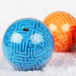3D Головоломка мяч волшебный интеллект мяч лабиринт интеллект игрушки сложные трехмерные лабиринт игра тренировка мозга для детей