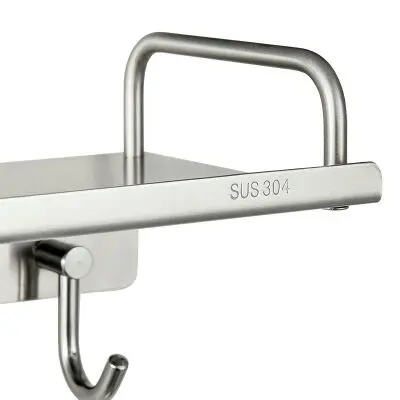  304 stainless Steel Kitchen seasoning Soy Sauce bottle containing Wall Hole bathroom toilet Hook LU - 32919336399