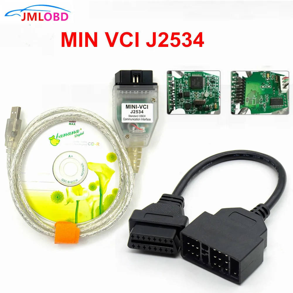2020 новейший V10.30.029 MINI VCI интерфейс для игрушки TA TIS Techstream J2534 OBD2 OBDII Диагностический