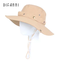 Difanni открытый для спорта, Походов, Кемпинга козырек солнцезащитная Кепка лицо Открытый Рыбак большой козырек шляпа Рыбалка солнце Protcet крышка