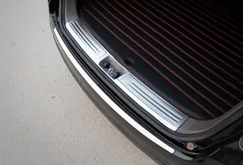 

Fit For IX35 ix35 2010-2015 2pcs High quality Stainless Steel inner+outer Rear Bumper Protector Sill Trunk Tread Plate Trim