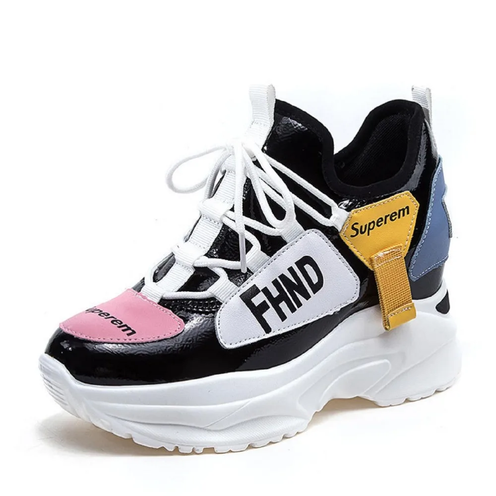 

2019 Spring Autumn Women Casual Shoes Comfortable Platform Shoes Woman Sneakers Ladies Trainers Mesh Flats Female Platform