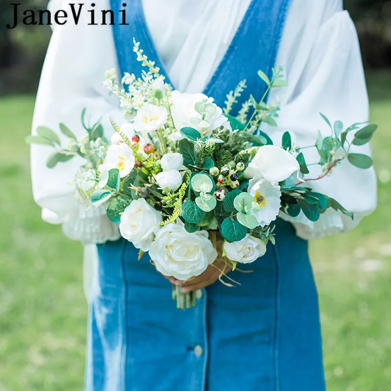 janevini-bouquet-da-sposa-bianchi-artificiali-fiori-da-sposa-trouw-boeket-seta-rosa-calla-damigella-d'onore-bouquet-da-sposa-maniglia-mariages