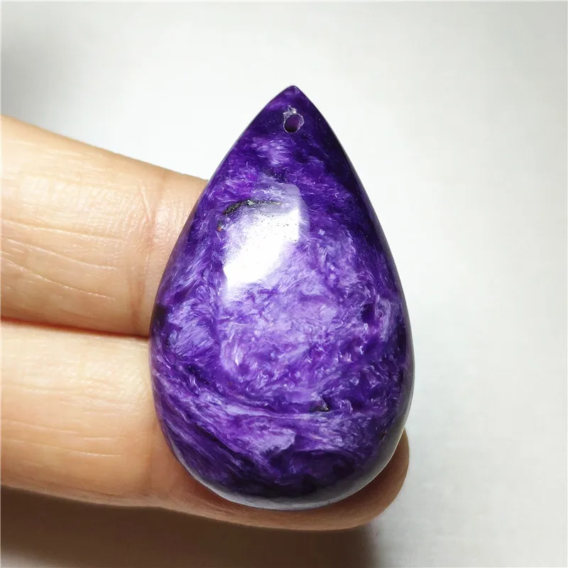Natural Purple Charoite Necklace Pendant (3)