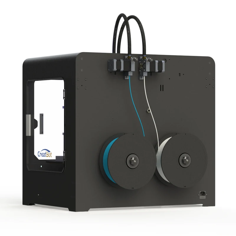Creatbot 3d принтер двойной тройной экструдер 400*300*300 мм металлическая рама