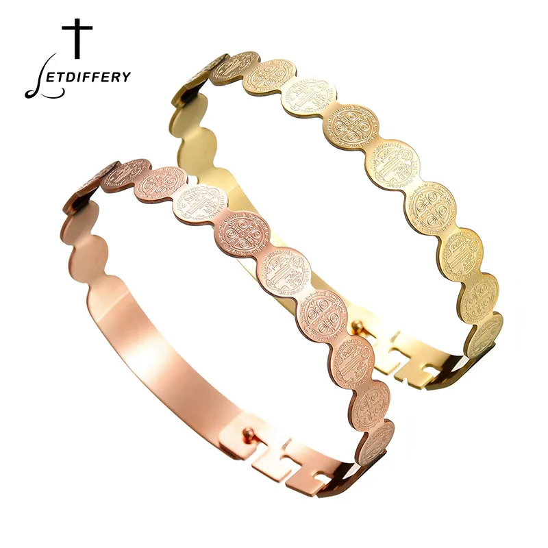

Letdiffery 2018 New Fashion Bangles Crucifix Virgin Mary Bracelets & Bangles For Christmas Gift Support Drop Shipping