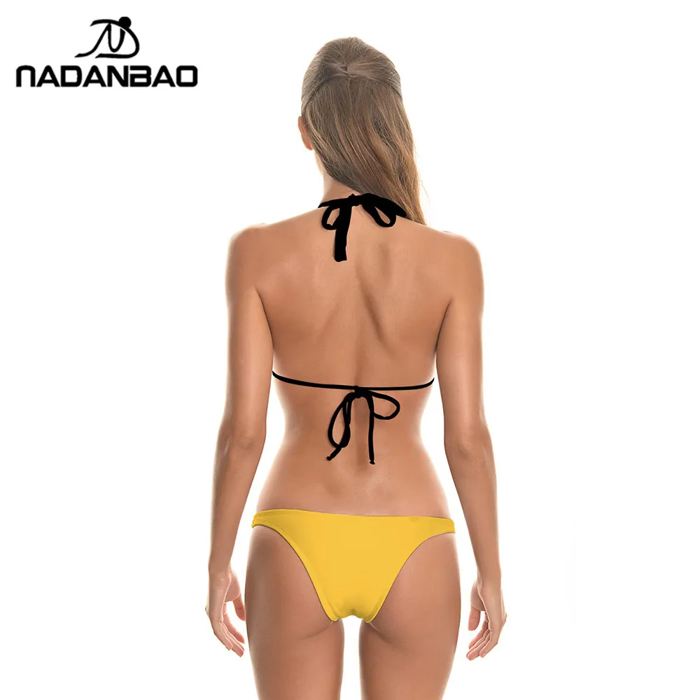 Прекрасный Бикини 2018 женский купальник из двух частей бикини Kawaii Harajuku Maillot De Bain