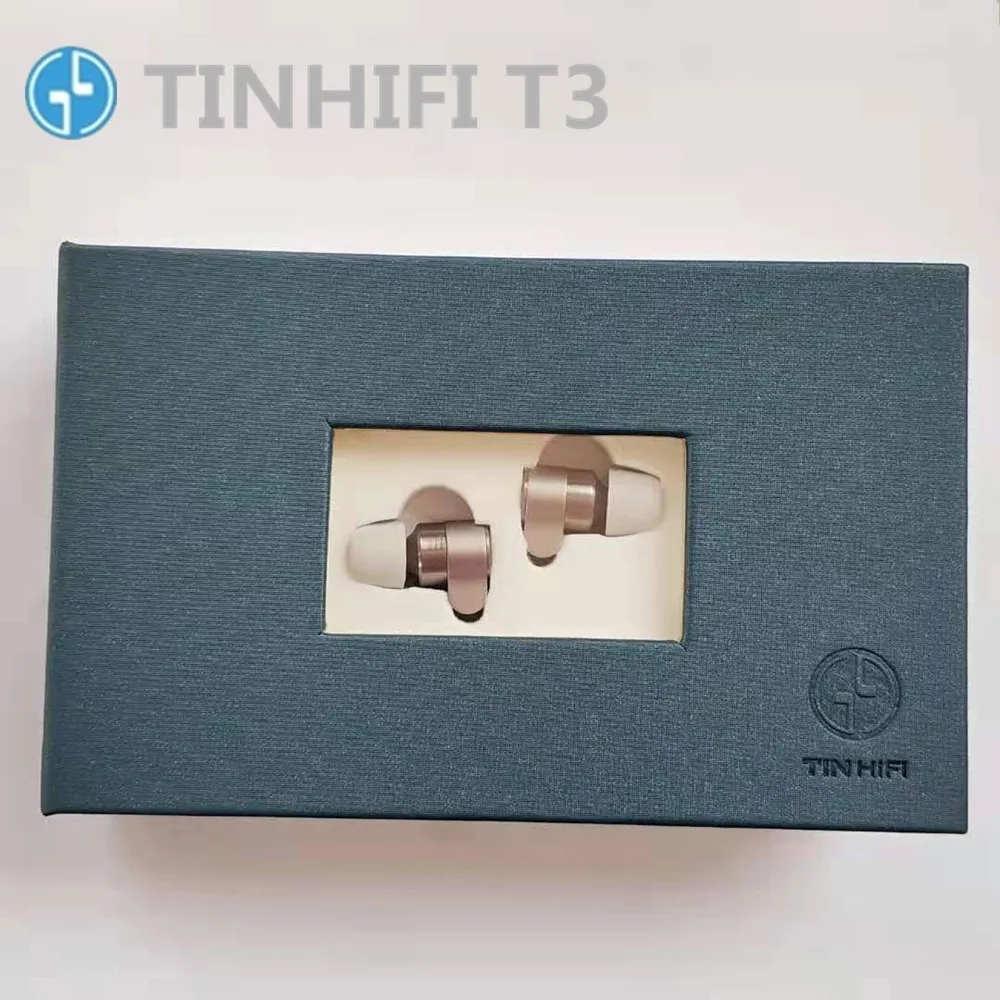Наушники вкладыши TINHIFI T3 1DD + 1BA Hi Fi наушники металлическая гарнитура со сменным