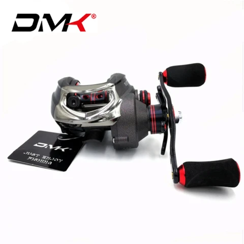 Carretel de Arremesso Sistema de Freio Carretel de Fundição de Isca Carretel de Pesca 8 kg 210g Duplo Isca Dmk 16bb – 7.0: 1