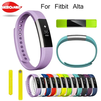 

High Quality Soft Silicone Secure Adjustable Band for Fitbit Alta HR Band Wristband Strap Bracelet Watch Replacement Accessories