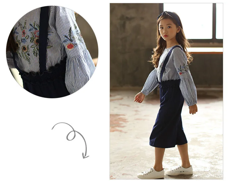 embroidery kids girl clothes 2 pcs set spring summer 2018 blouses tops and pants set for girls clothing sets baby children suits 12 3 4 2 5 6 7 8 9 10 11 12 13 yeras little teenage girls clothing sets summer girls sets 2018 (2)