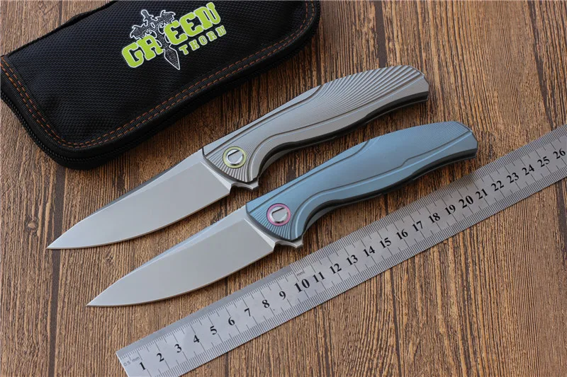 Green thorn F7 Flipper тактический складной нож M390 титановый карманный для кемпинга охоты