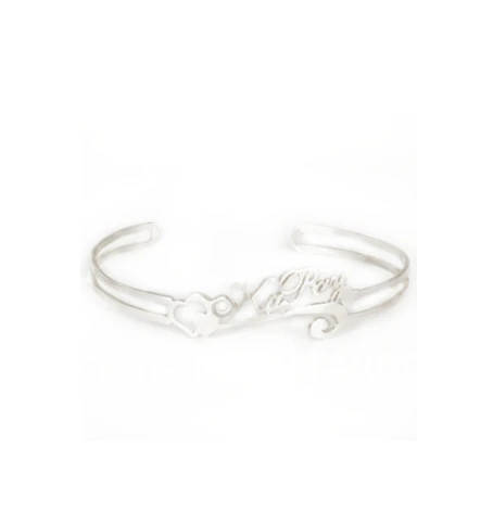 

925 Sterling Silver Name Bangle