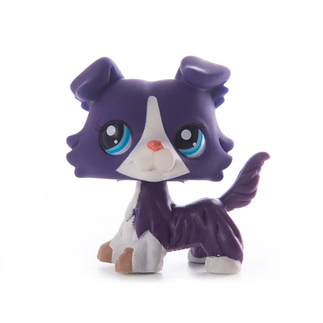 Cheap LPS Pet Shop Toys Dolls Cat Collie Dog Collection Stand Action
