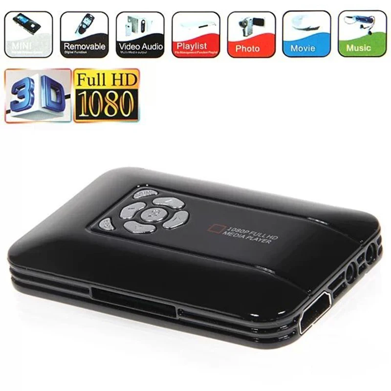 Мультимедийный плеер Full HD 1080P мультимедийный проигрыватель TV BOX USB HDMI SD/MMC с