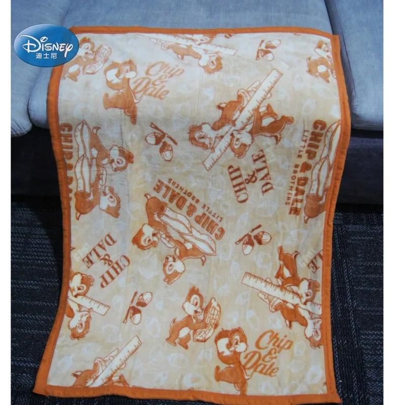 

Disney Cartoon Soft Flannel Brown CHIP & DALE Small Size Blanket Throw 70x100cm for Kids Dog Cat on Bed/Sofa/Crib/Plane