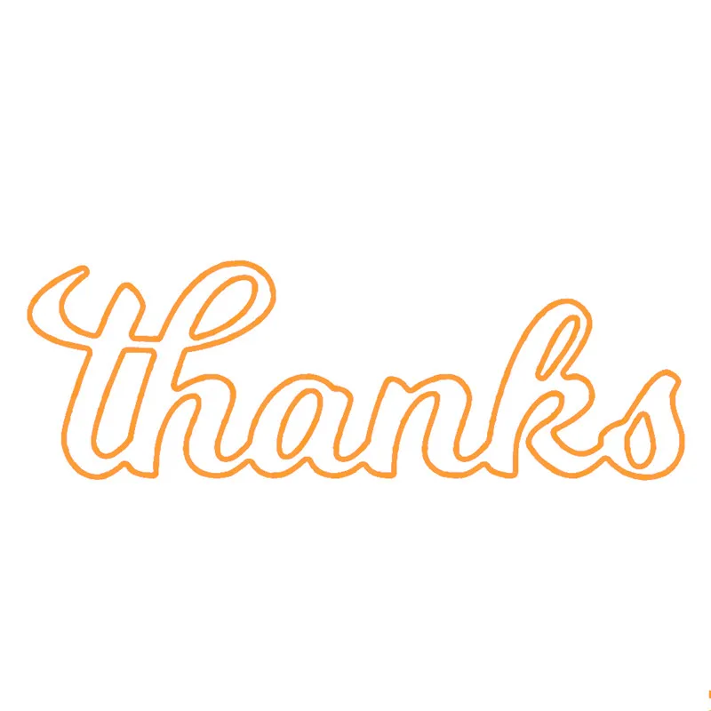 

YaMinSanNiO Thanks Word Die Letter Metal Cutting Dies Stencils Scrapbooking Album Card Making Embossing Paper Crafts 2019 New