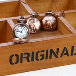 Кристалл ожерелье стол студент Ретро драгоценный камень флип подарок девушка часы кварцевые часы висит стол девушка карманные часы