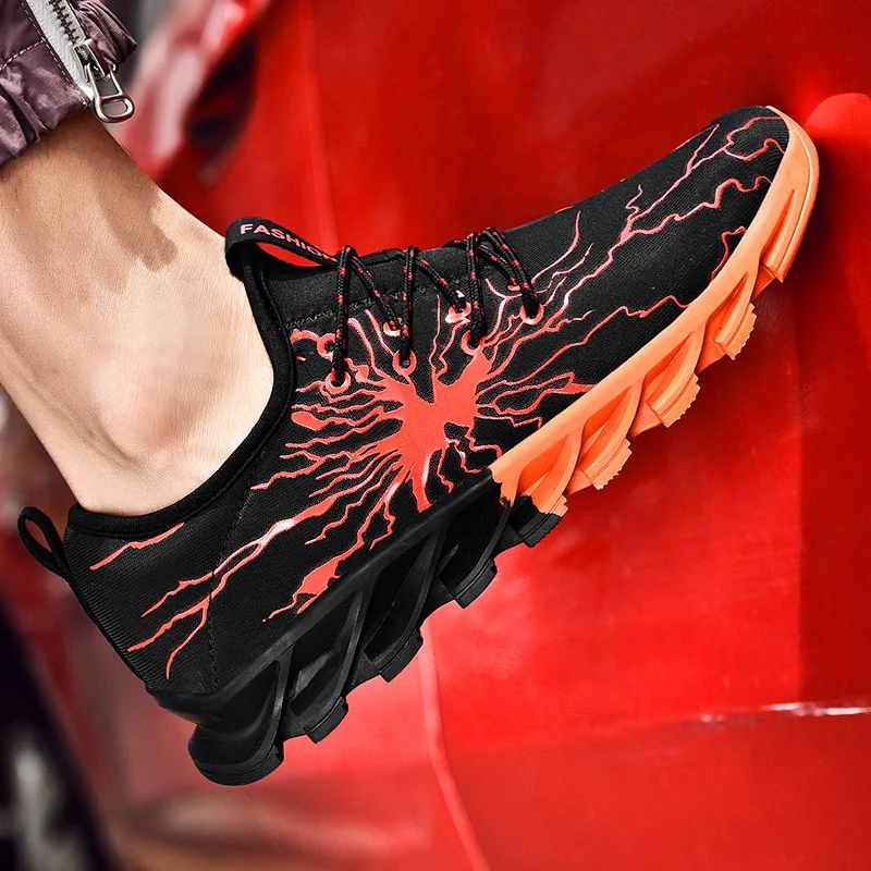 Tanie Klasyczne męskie buty w stylu casual błyskawica para krawat buty sportowe unisex lekki dorosłych trend w modzie niska cena