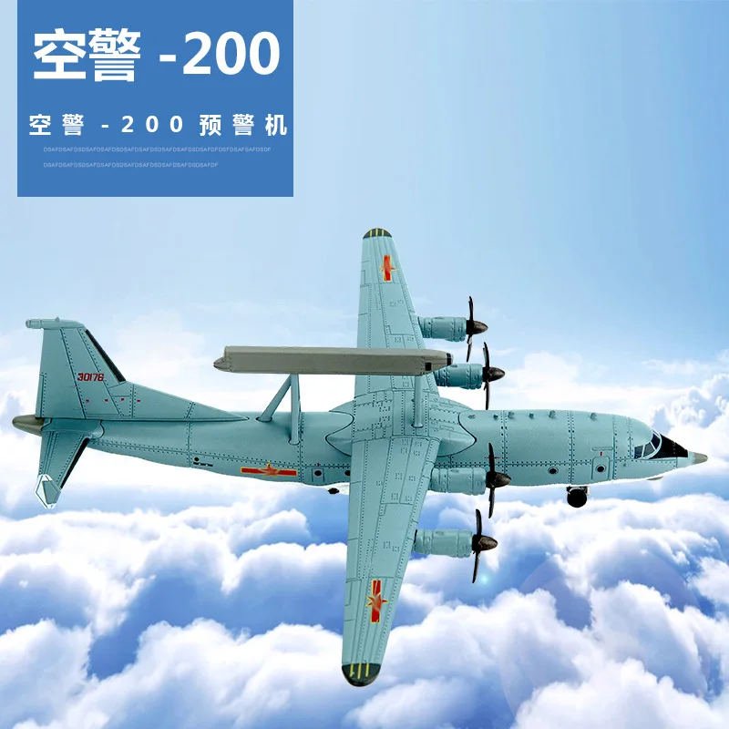 

1:200 KJ200 Radar Early Warning Aircraft Military Aaircraft Alloy Simulation Model Toy
