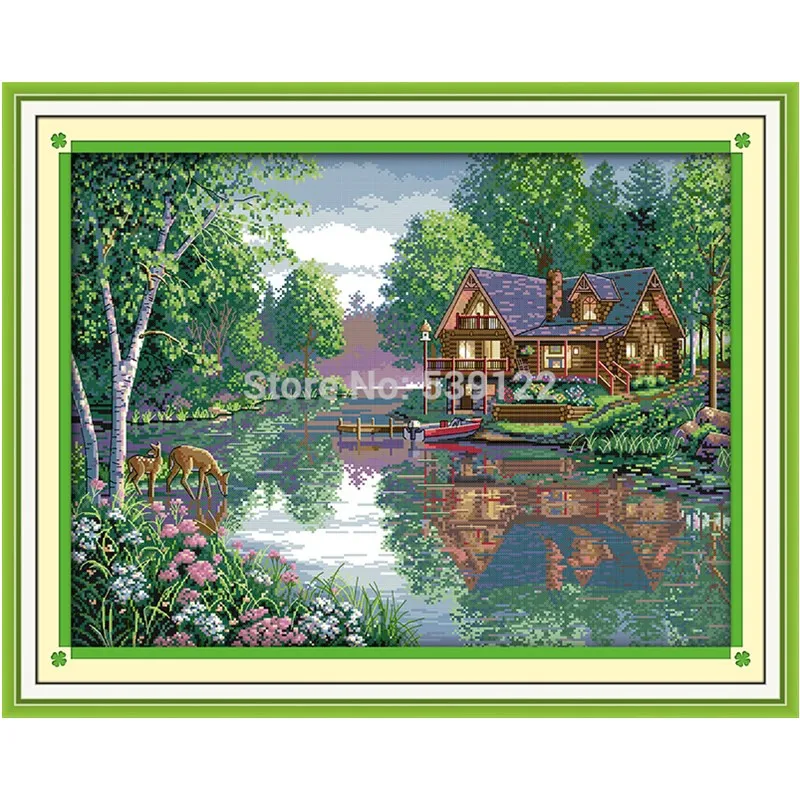 

Joy Sunday Cross Stitch Printed Cross Stitch Dmc Cross Stitch Kits Embroidery Needlework Sets Water Soluble Canva Cross-Stitch