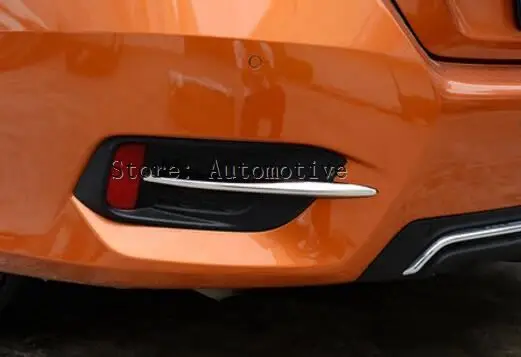 Подходит для Honda Civic Sedan 2016 2017 хромированные фары передних противотуманных фар