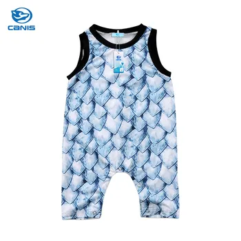 

Fashion New 2018 Summer Cute Baby Boys Girls Clothes Sleeveless Dinosaur Romper Cotton Jumpsuit Playsuit Casual Clothes Outfits